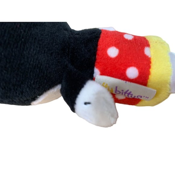 Hallmark Itty Bittys Plush Stuffed Doll Toy Minnie Mouse 5.5 in Tall Red Dress & - Picture 3 of 3